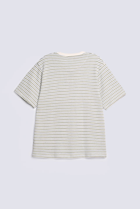 TEXTURED STRIPED TEE