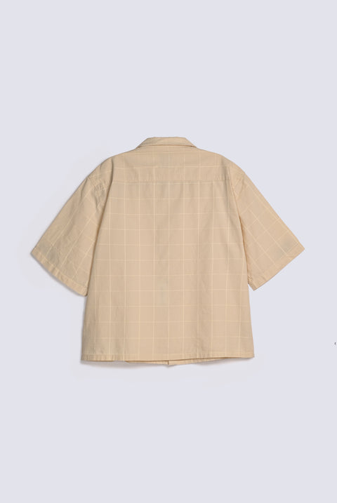BOXY FIT RESORT COLLAR SHIRT