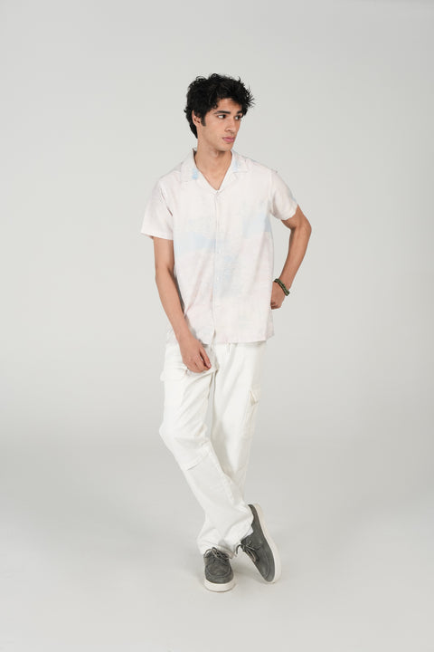 RESORT COLLAR PRINTED SHIRT