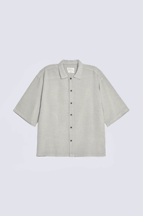 BOXY FIT TEXTURED SHIRT