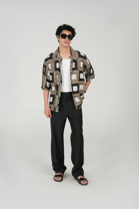 BAGGY FIT PRINTED SHIRT