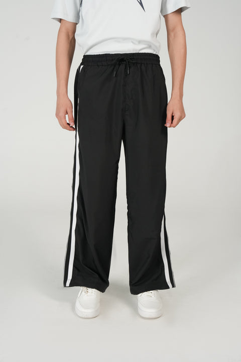 WIDE LEG FIT JOGGER WAIST TROUSER