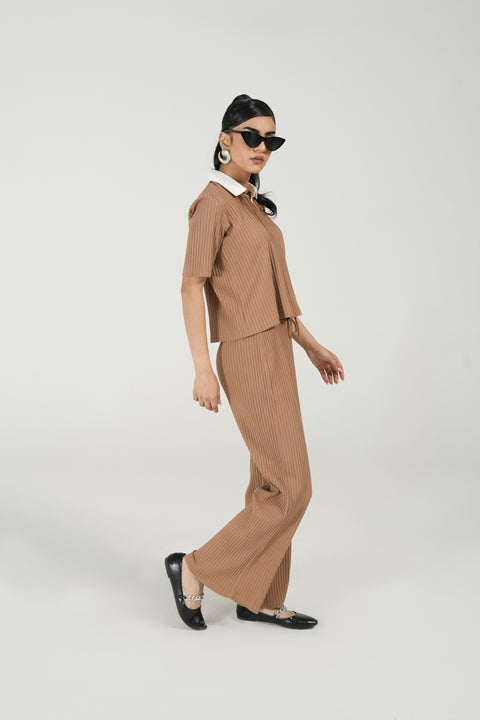 TEXTURED BOXY POLO