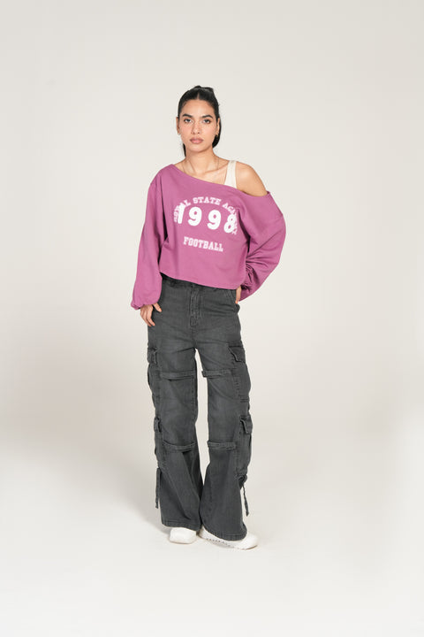 ASYMMETRICAL GRAPHIC TEE