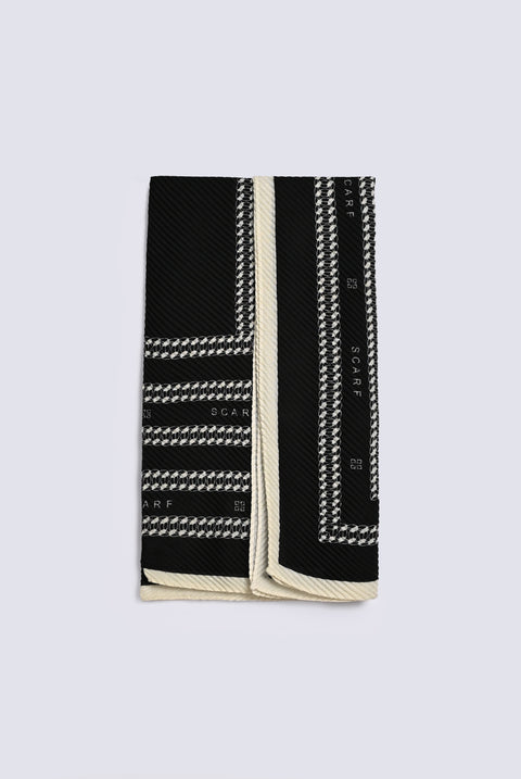TEXTURED PRINTED SCARF