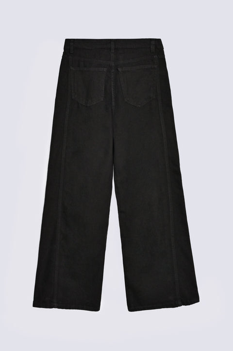 WIDE LEG DENIM WITH SEAM DETAIL