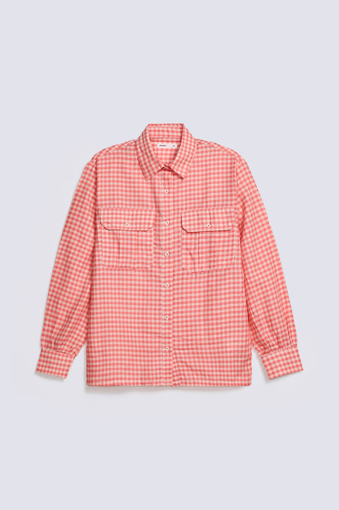 CHECKERED BUTTON DOWN SHIRT