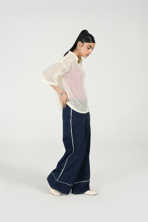 MESH OVERSIZED TOP
