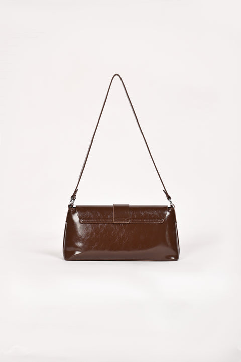 PATENT SHOULDER BUCKLE BAG