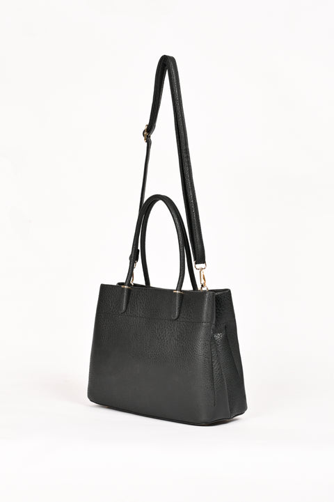 TEXTURED TOP HANDLE BAG