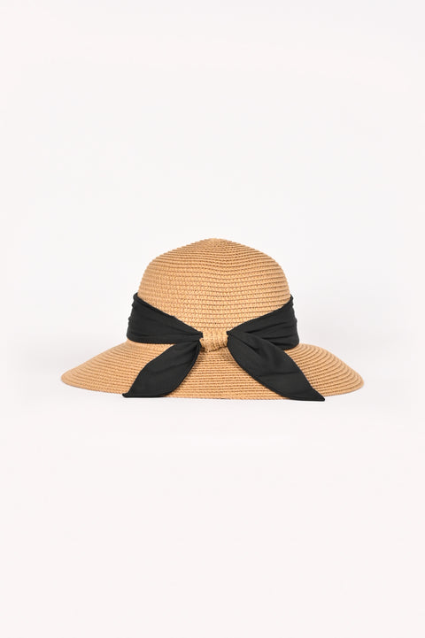 SUN HAT WITH BOW DETAIL
