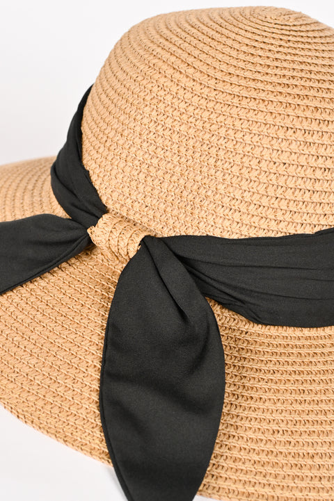 SUN HAT WITH BOW DETAIL