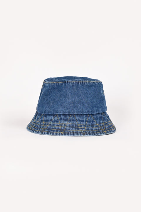 DENIM BUCKET CAP