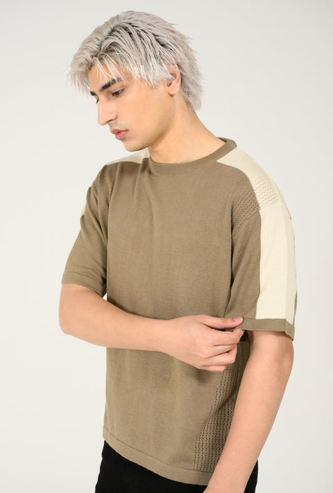 BOXY FIT KNITTED TEE