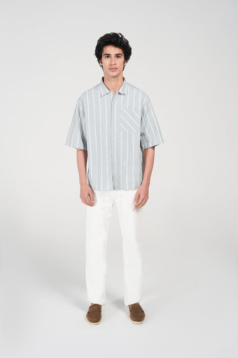 BAGGY FIT STRIPED SHIRT