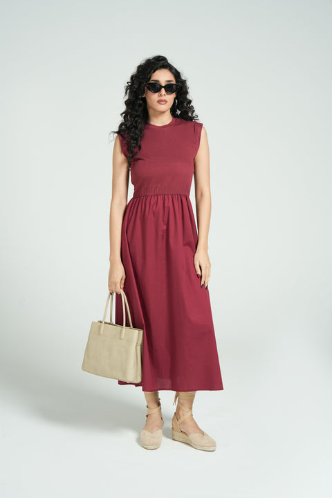 TEXTURED TOP DRESS