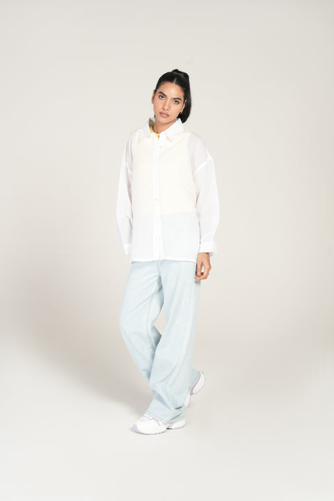 OVERSIZED BUTTON DOWN SHIRT