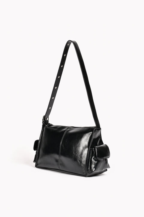 PATENT SHOULDER BAG