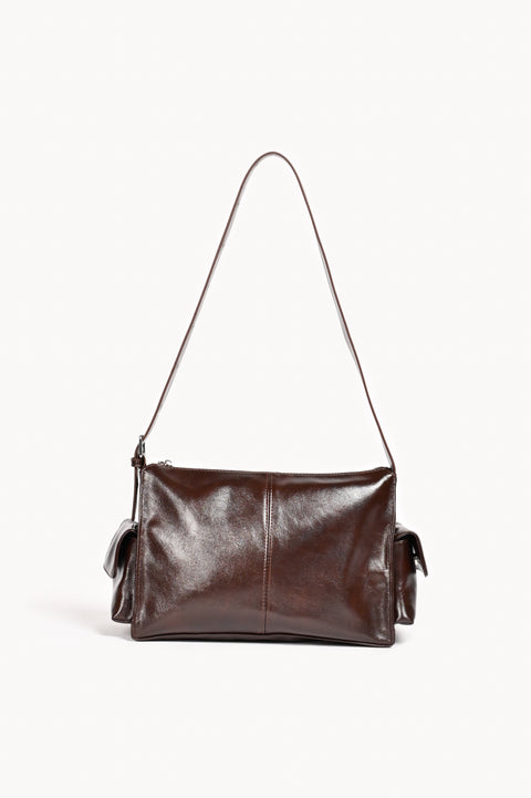 PATENT SHOULDER BAG
