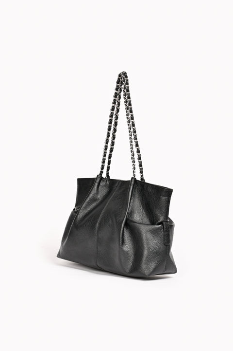 TEXTURED TOTE BAG