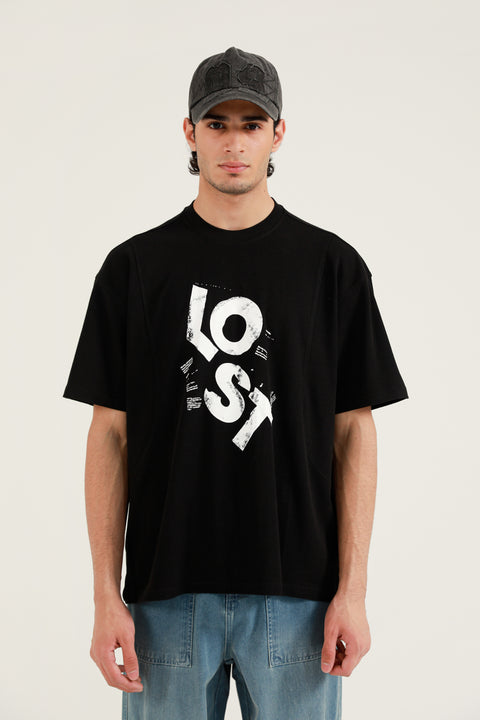 BAGGY FIT GRAPHIC MODAL TEE