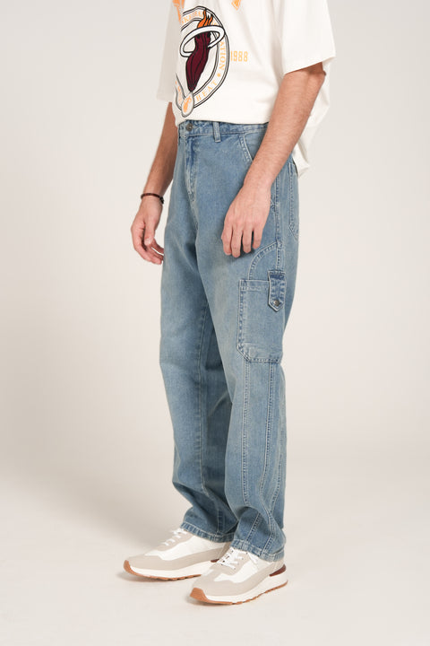 ORIGINAL STRAIGHT FIT CARGO DENIM