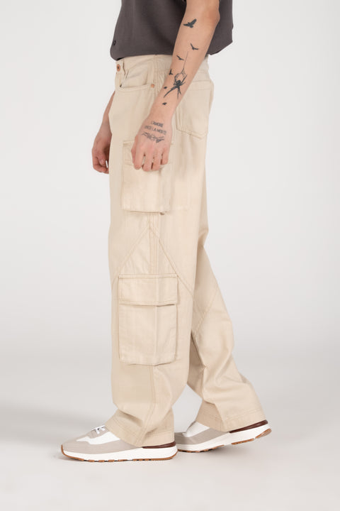 WIDE LEG CARGO TROUSER