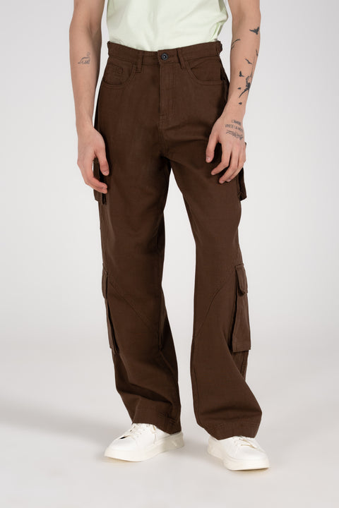 WIDE LEG CARGO TROUSER