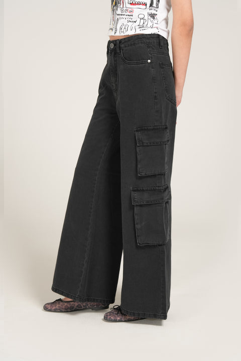 WIDE LEG CARPENTER DENIM