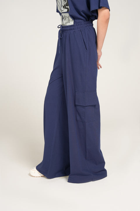 CARGO MEGA WIDE LEG TROUSERS