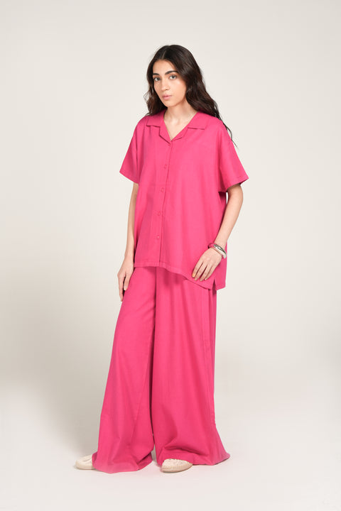 TWILL BUTTON DOWN TOP