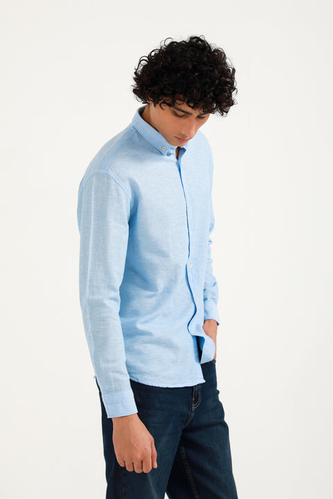 BUTTON DOWN DOBBY SHIRT