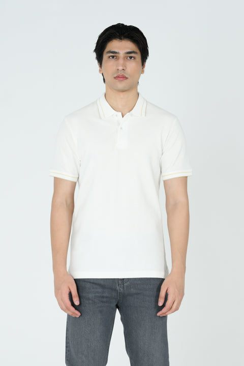 TEXTURED TIPPING POLO