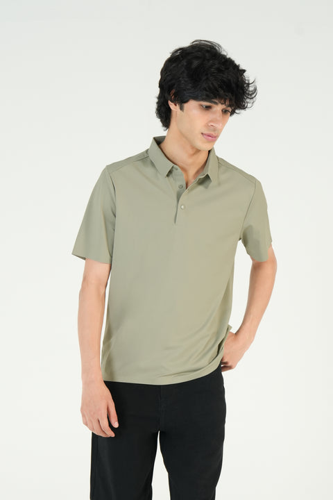 TEXTURED SUPER SOFT BONDED POLO