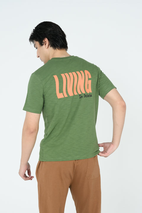 TEXTURED GRAPHIC TEE