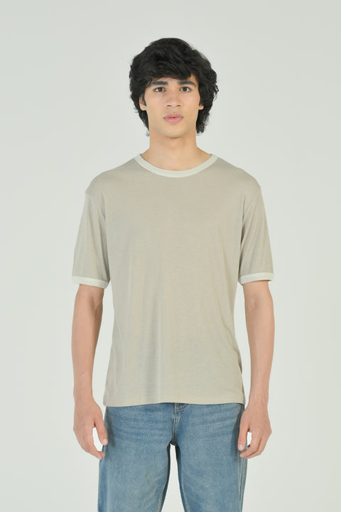 CONTRAST RIB SUPER SOFT TEE