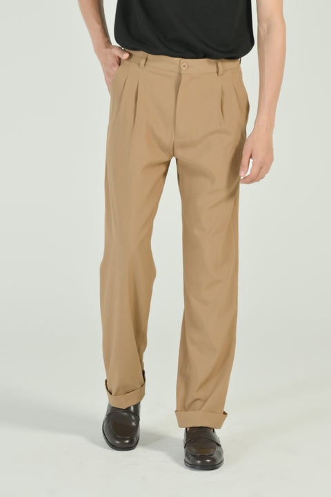 ORIGINAL STRAIGHT FIT PLEATED TROUSER
