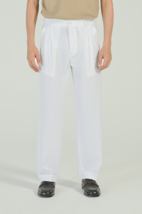 ORIGINAL STRAIGHT FIT PLEATED TROUSER
