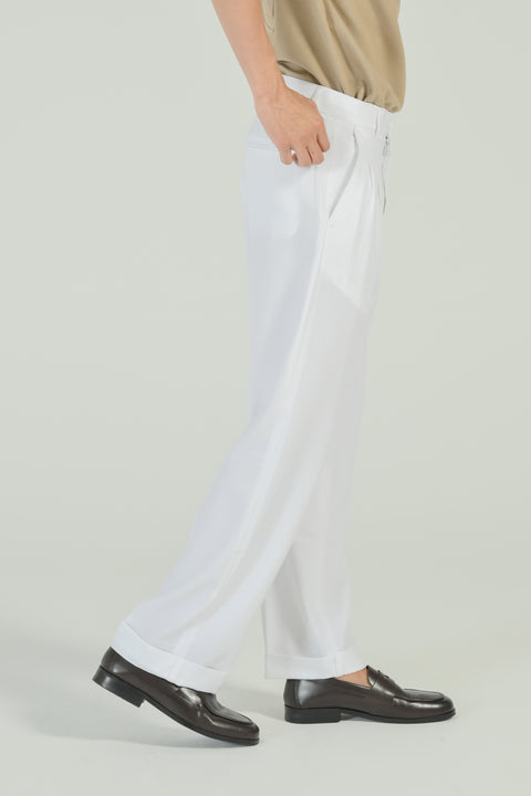 ORIGINAL STRAIGHT FIT PLEATED TROUSER