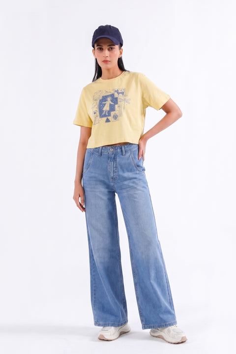 GRAPHIC CROPPED TEE