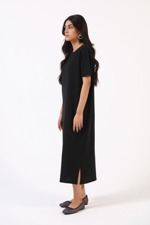 TEXTURED KNIT DRESS