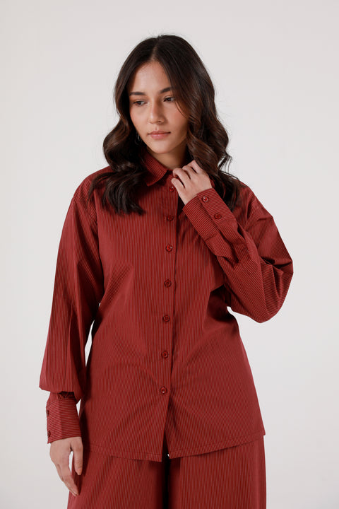 PINSTRIPE BUTTON DOWN SHIRT