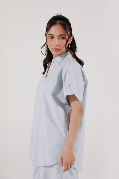 EMBROIDERED KIMONO TOP