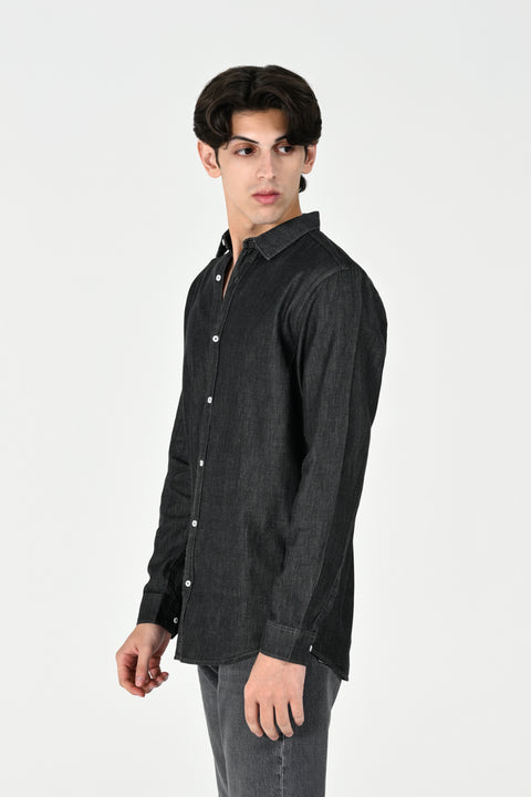 BUTTON DOWN DENIM SHIRT