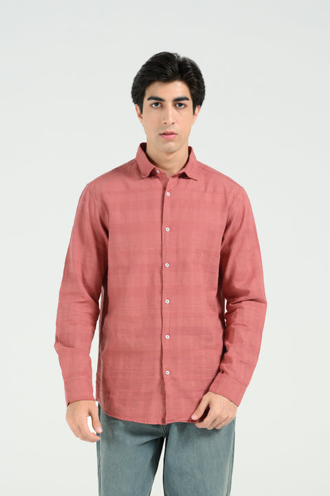 BUTTON DOWN DOBBY SHIRT