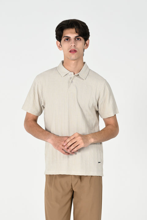 TEXTURED POLO