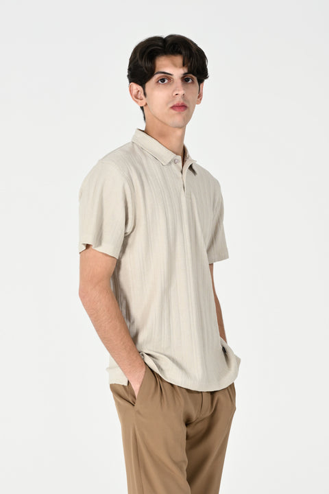 TEXTURED POLO