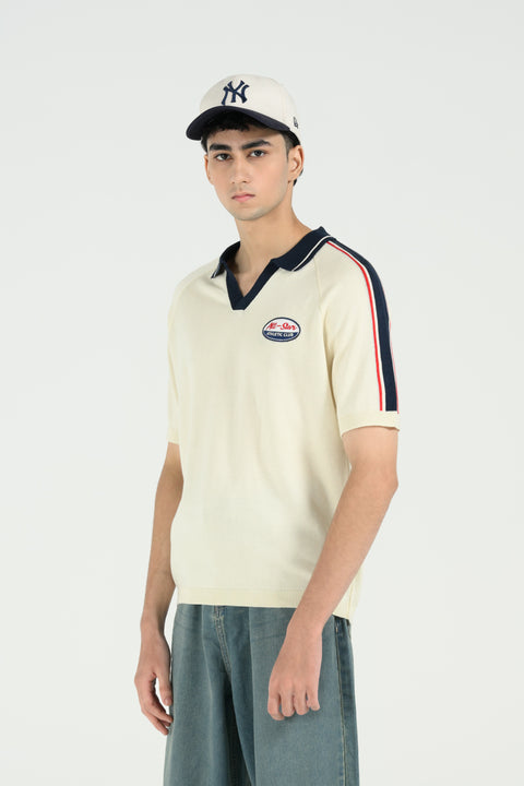 JOHNNY COLLAR KNITTED POLO