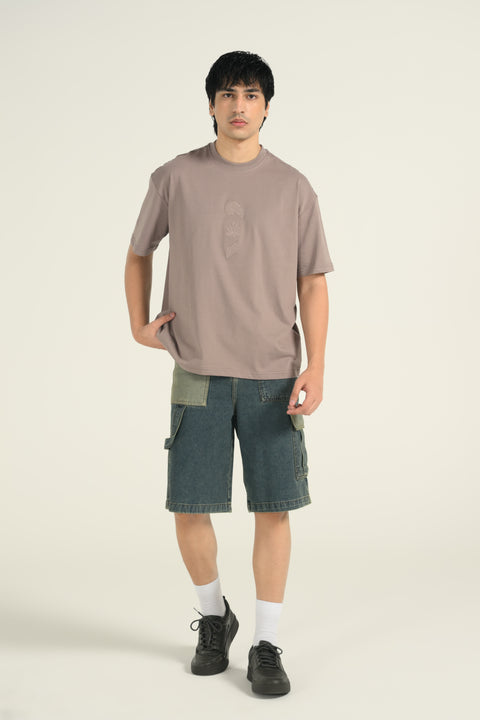 BAGGY FIT EMBROIDERED TEE