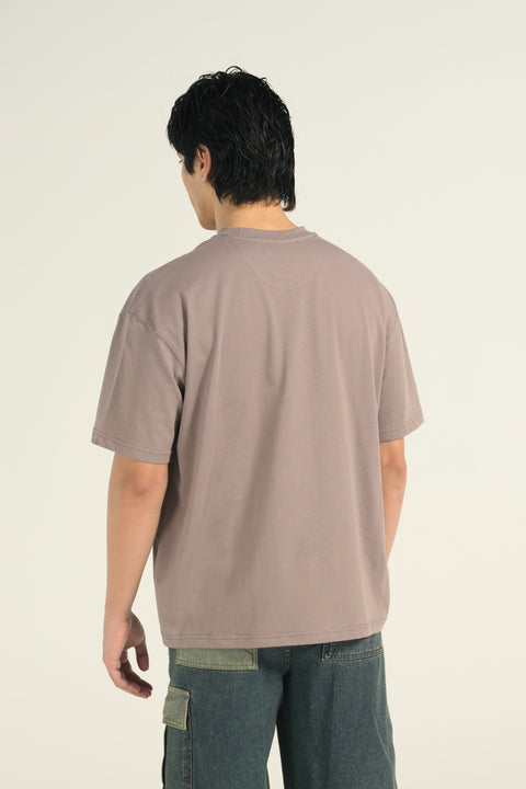 BAGGY FIT EMBROIDERED TEE